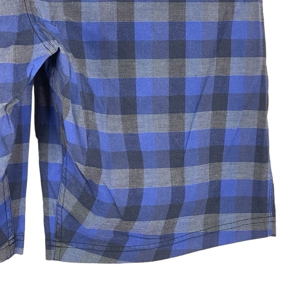 Lululemon Shorts Mens 34 x 10" Kahuna 2.0 Plaid Print Flat Front Performance - Picture 11 of 12